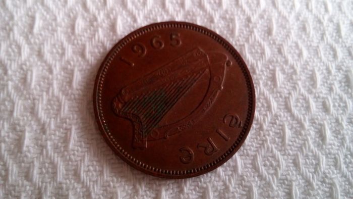 Irish Halfpenny. 1965.