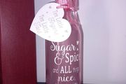 New Baby Girl Decorative Bottle