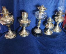 vintage oil lamps