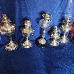 vintage oil lamps