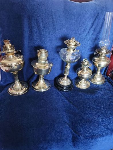 vintage oil lamps