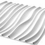 Eco Friendly 3D Wall Panels / 3D Decorative Wall Tiles 50x50 cm - 12 Panels Image 4