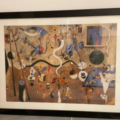 Wall Art-Joan Miro two framed posters