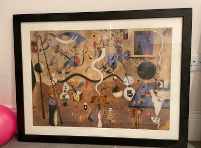 Wall Art-Joan Miro two framed posters