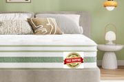 Small Double Mattress 4FT, 10 Inch Gel Memory Foam Pocket Sprung Hybrid Mattress, 7-Zone