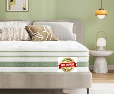Small Double Mattress 4FT, 10 Inch Gel Memory Foam Pocket Sprung Hybrid Mattress, 7-Zone