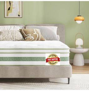 Small Double Mattress 4FT, 10 Inch Gel Memory Foam Pocket Sprung Hybrid Mattress, 7-Zone