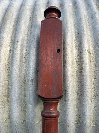 Architectural Salvage Vintage teak newel post
