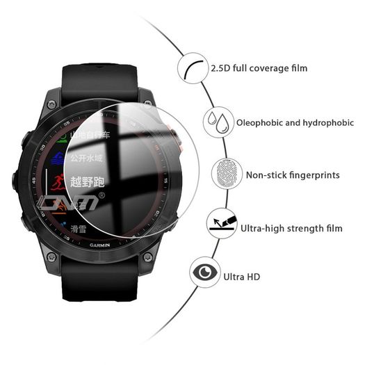 Tempered Glass Screen Protector for Garmin Epix  Smart Watch Clear Protective Film for garmin epix