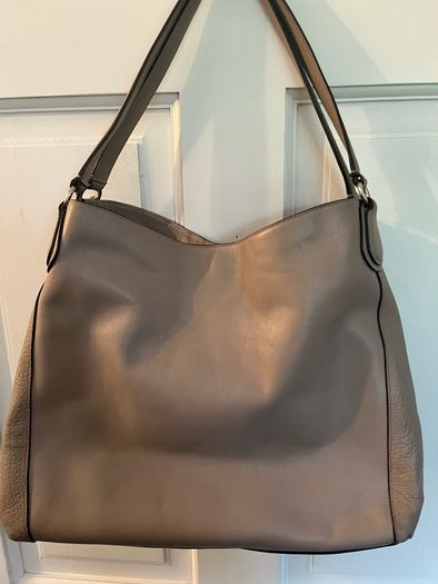 COACH Womens Mixed Leather Edie 31 Shoulder Shoulder Bag