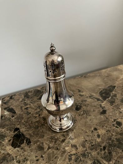 silver plated sugar shaker