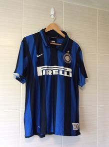 Inter Milan Jersey.  Official Nike Mens Home Jersey Season 2007-2008. Original From The Time. Not A Modern Remake.