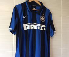 Inter Milan Jersey.  Official Nike Mens Home Jersey Season 2007-2008. Original From The Time. Not A Modern Remake.