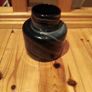 Unusual black / grey vase - stamped V W Image 2