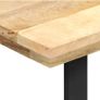 Dining Table 140x70x76 cm Solid Mango Wood Image 5