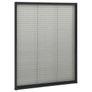 Plisse Insect Screen for Windows Aluminium Anthracite 80x100 cm Image 3