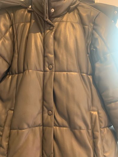 Rino & Pelle vegan leather puffer coat (EU 38) Like new