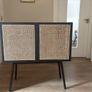 Black Rattan Cabinet HM Image 2