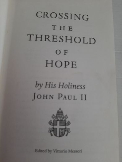 Book by his holiness John Paul II