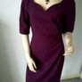 Burgundy LK Bennett dress, size 12 Image 3