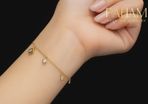 Diamond Bracelet: 18K Gold, Mixed Cut, D VVS2, 0.814 ctw