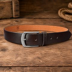 Unisex Premium Genuine Leather Belt Classic Stylish Waist Belt Durable Formal & Casual Designer Belt