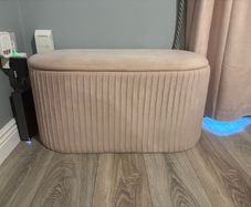 Blush pink storage