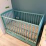 0-3 years kids turquoise cot bed Image 2
