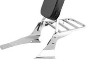 Backrest For Suzuki Intruder Motorcycle Passenger Bar Luggage Rear Rack