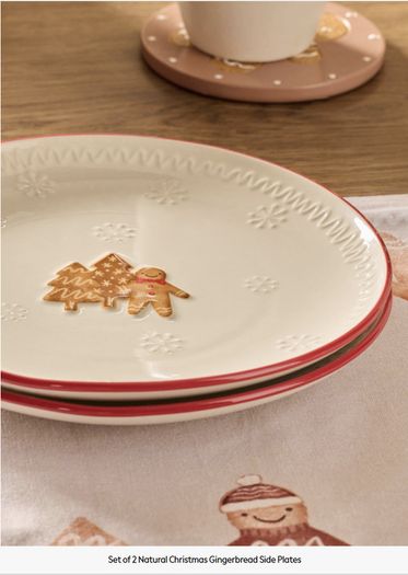 NEXT Gingerbread Plates
