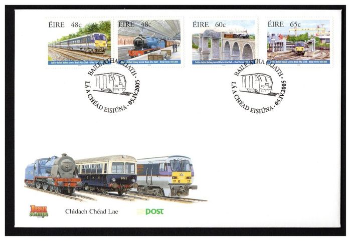 Collection 2005 Ireland Commemorative Stamps An Post First Day Cover (FDC). Collection of 18 covers.
