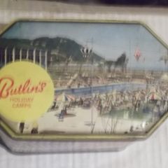 a vintage biscuite tin from butlins holiday camps