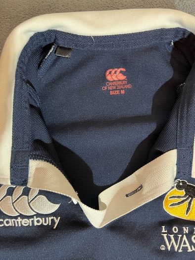 Wasps vintage rugby jersey size medium