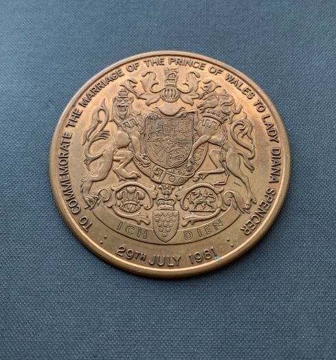 Commemorative Token Prince of Wales To Lady Diana