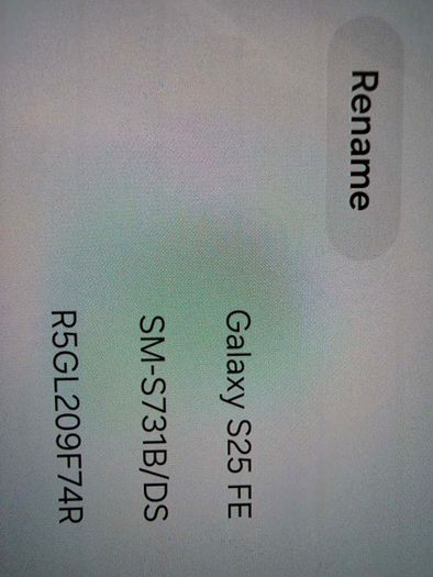 Samsung galaxy s25 FE