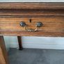 Antique leather topped desk Image 5