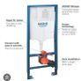 GROHE concealed wall hung WC frame 1.13m height Image 2