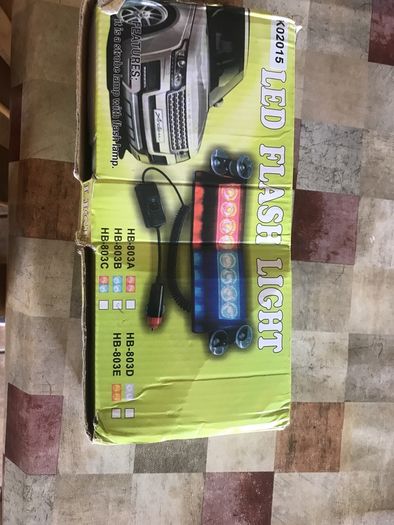 Blue led flash light