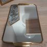 antique glasses and mirrored tray and a beautiful gold rim picture no damage Image 5