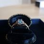 10 c gold ring with Natural Topaz and Diamonds Image 3