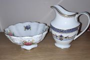 Vintage Royal Doulton Milk Jug &amp; Queen's Sugar Bowl
