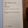 The Behaviour Of Horses. In Relation To Managment And Training.  By Dr Marthe Kiley-worthington. First Edition Hardback With Dustjacket In Good Condition. Image 9
