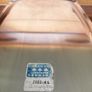 Vintage DKF Lundtofte Danish Stainless Steel Serving Dish Teak Handles Image 7
