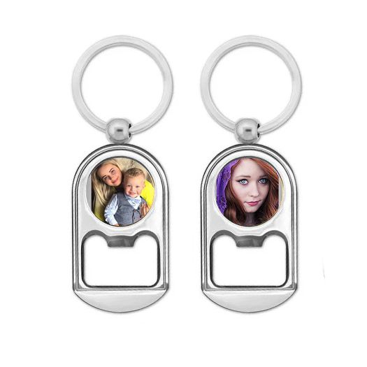 personalised Keyring - Metal Keyring - Bottle Opener