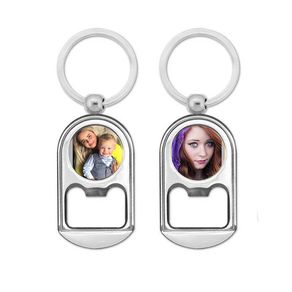 personalised Keyring - Metal Keyring - Bottle Opener