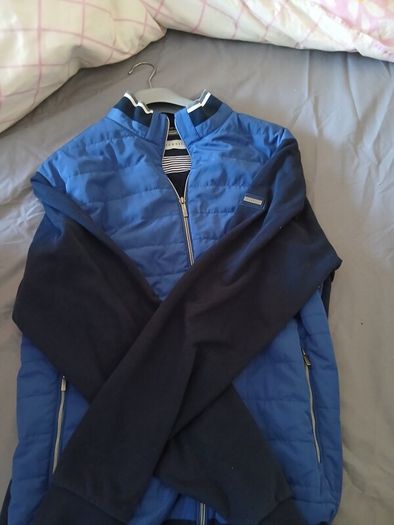 Bugatti Men's Hybrid Quilted Cardigan Jacket