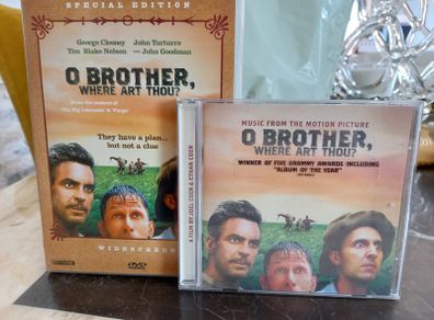 O Brother Where Art Thou? Dvd And Cd Soundtrack Bundle Coen Brothers George Clooney
