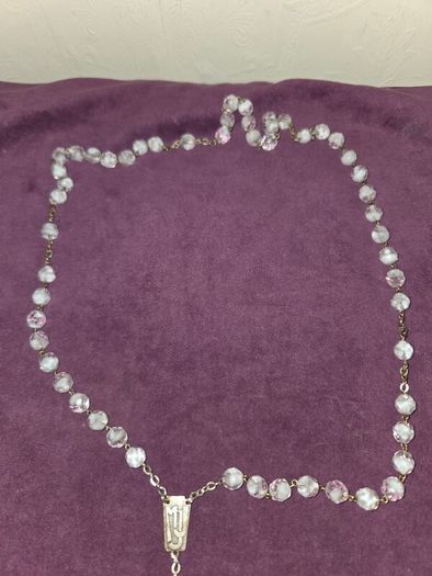 Italian made Crystal Rosary Beads