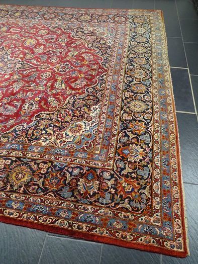 P.ersian Old Kashan Rug.4.1x2.93m (AK)