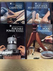 Time Life  Books on different types of Woodworking